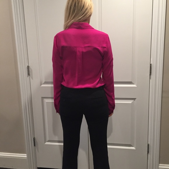 Express original fit Portofino pink blouse size XS - Picture 4 of 7